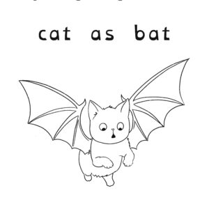 AT Word family Phonics Coloring Pages